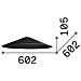 Montatura Accessorio Mix Up Shade Cono Big Nero - 288420 - Foto miniatura 2
