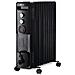 WARM BLACK TT 11 Radiatore ad Olio 11 Elementi Potenza 2900 Watt Termostato Timer Funzione Turbo Colore Total Black - Foto miniatura 1
