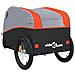 Rimorchio Da Bici Da Carico Nero E Arancione 45 Kg In Ferro - Foto miniatura 5