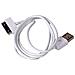 AK-USB-08 cavo USB 1 m USB 2.0 USB A Micro-USB B /Lightning /Apple 30-pin Bianco - Foto miniatura 2