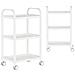 Carrello Per Parrucchieri Estetisti Tavolino Su Rotelle Per La Tintura St001w Al Salone Di Bellezza Scaffale Con Ripiani - Foto miniatura 1