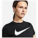 T-Shirt Swoosh Cw6967-010 Donna Taglia Xl Colore Nero - Foto miniatura 2