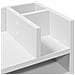 Organizer Scrivania Grigio Cemento 44,5x24x25 Legno Multistrato - Foto miniatura 6