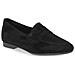 Black Casual Closed Loafers Mocassino Pelle Scamosciata /nabuk Scarpe Donna Nero Eu 38, D0k02-00 - Foto miniatura 1