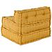 Pouf Modulare Giallo 70x70x54 in Tessuto - Foto miniatura 10