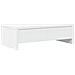 Supporto Monitor Con Cassetti Bianco 50x27x15 Cm In Truciolato - Foto miniatura 2