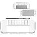 Custodia Con 6 Slot Per Schede Da Gioco, Compatibile Con Switch Oled. 24,5x10,3x2 Cm. Colore Trasparente - Foto miniatura 1