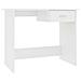 Lusso Casadino -  Scrivania Bianca 100x50x76 Cm In Legno Multistrato - Foto miniatura 1