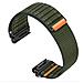 Cinturino Per Orologio In Nylon Da 26 Mm Per Garmin Fenix 8/5/6/7x Pro /epix 935/965 Green - Foto miniatura 4