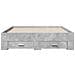 Giroletto Cassetti Grigio Cemento 140x190 cm Legno Multistrato - Foto miniatura 4