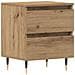 Comodino  in Rovere Artigianale 40x35x50 cm in Legno Compensato - Foto miniatura 1