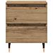 Comodino  in Rovere Artigianale 40x35x50 cm in Legno Compensato - Foto miniatura 6