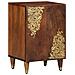 Set di Mobili per Bagno  da 5 Pezzi in Legno Massello di Mango, Armadio per Lavabo da Bagno  62x33x58 cm Legno Massello di Mango, Specchio da Bagno  50x70x3 cm Legno Massello di Mango, Credenza  38x33x160 cm Legno Massello di Mango, Armadio da Bagno  38x3 - Foto miniatura 6