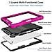 Custodia Per Ipad Pro 5/4/3 12.9"" Con Supporto E Alloggiamento Per Stilo Rosa - Foto miniatura 2