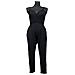 Tuta Senza Maniche Leggera Comoda Resistente Nera Taglia 34 - Foto miniatura 1