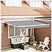 Tenda da Sole Bianco 3,5 x 2,5 m Metallo - Foto miniatura 2