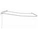 Tenda da Sole Bianco 3,5 x 2,5 m Metallo - Foto miniatura 5