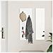 Appendiabiti a muro Bianco 30 x 1.5 x 80 cm Legno multistrato - Foto miniatura 4