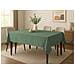Tovaglia Cucina Soggiorno Antimacchia Idrorepellente Linen Rotonda 160cm Verde Mela - Foto miniatura 5