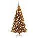 Alberi di Natale artificiali Oro 180 cm PET - Foto miniatura 1