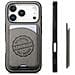 Custodia Grigia In Pelle Pu Con Porta Carte Magnetica Compatibile Con Iphone 17 Air - Foto miniatura 1