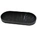 Vassoio Ovale In Silicone Effetto Marmo Per Aromi, 25x11x2 Cm - Set Da 2 Black - Foto miniatura 1