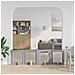 Cancello per cani con supporti 4 pcs Grigio Sonoma 60 x 60 cm - Foto miniatura 3