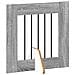 Cancello per cani con supporti 4 pcs Grigio Sonoma 60 x 60 cm - Foto miniatura 5