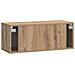 Mobile Porta TV da Muro Rovere Artigianale 78,5 x 31 x 30 cm - Foto miniatura 6