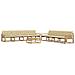Set di divani da esterno 9 pcs Bianco e Beige 79 x 79 x 37 cm - Foto miniatura 1