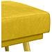 Panchina a doppio strato Giallo 120 x 45 x 46 cm Velluto - Foto miniatura 4