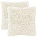 Cuscino con cuscino HEERLEN 6 pz Bianco Fleece PV - Foto miniatura 1