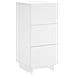 Credenza Bianco 33,5 x 34,5 x 75 cm Legno ingegnerizzato - Foto miniatura 1