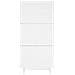 Credenza Bianco 33,5 x 34,5 x 75 cm Legno ingegnerizzato - Foto miniatura 4