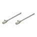ICOC U6AG-100 - Cavo di rete Patch in Rame Cat. 6A Grigio UTP 10 mt - Foto miniatura 2