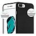 Custodia Compatibile Con Apple Iphone Plus 8 / 7 / 7s In Frost Nero - Coperchio Protettivo In Silicone Tpu Flessibile - Foto miniatura 9