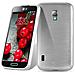 Custodia Compatibile Con Lg L7 Ii (2.gen 2.sim) In Argento - Coperchio Protettivo In Silicone Tpu Flessibile Con Design Spazzolato - Foto miniatura 1