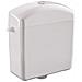 Bianco Di Plastica A Basso Livello Wc Servizi Igienici Bagno Flush Cisterna Serbatoio Cromato Pulsante - Foto miniatura 1
