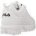 Distruptor Scarpe Sneakers Pelle Bianco Unisex Bianco 38 - Foto miniatura 2