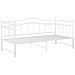 Telaio Divano Letto Estraibile Bianco In Metallo 90x200 Cm - Foto miniatura 4