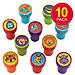 Jungle Animali Auto-inchiostrazione Stampers Perfetto Per I Bambini Per Decorare Carte Lettere Ideale Per Casa Scuola E Artigianato Gruppi (confezione Da 10) Assortiti 20 Millimetri - Foto miniatura 3