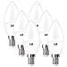 Luce E14 Lampadine d Piccola Vite Ses Candela Lampadine Da 40w Lampadina Incandescente Equivante 5.5w 470lm Bianco Caldo 2700k Per Lampadari Soffitto Light Fittings Confezione Da 6 - Foto miniatura 1