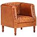 Poltrona a Pozzetto Marrone in Vera Pelle di Capra - Foto miniatura 7