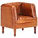 Poltrona a Pozzetto Marrone in Vera Pelle di Capra - Foto miniatura 9