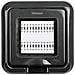 Coperchio Ip55 Per Installazione Incassata In Scatole 502e Di 2 Moduli Livinglight E Luna Colore Antracite - 24602l - Foto miniatura 2