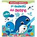Nathalie Bélineau - Gli animali del mare! Colora e incolla. Con adesivi. Ediz. a colori - Foto miniatura 1