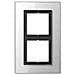 Lsp 982 Gl Ww Nero, Grigio Placca Per Interruttori E Coperchio Per Presa - Foto miniatura 1