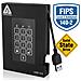 Aegis Padlock Fortress 1 TB USB 3.2 Gen 1 (3.1 Gen 1) Nero - Foto miniatura 1