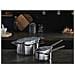 H852s855 Nordica Lotto 8 Parti In Acciaio Inossidabile Da 16 Cm Panna + 18/20/24 Cm Dams + Coperchio Di Vetro - Tutte Le Luci Inclusa L'induzione - Foto miniatura 3