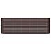 Letto Giardino Acciaio Verniciato a Polvere 224x40x68cm Marrone - Foto miniatura 2